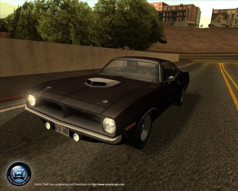 Screenshot of Plymouth Hemi Cuda 440 1970 mod for GTA San Andreas