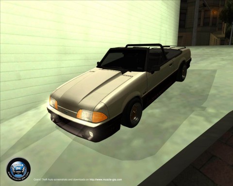 Screenshot of Ford Mustang GT 1987 Convertible mod for GTA San Andreas