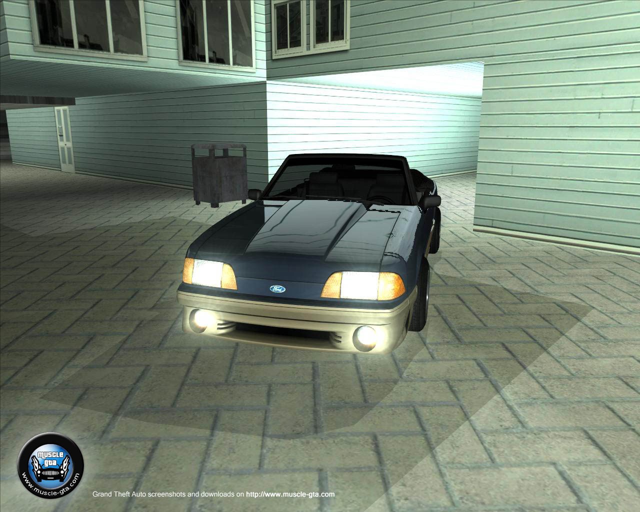 Ford Mustang GT (1987) Convertible for GTA San Andreas
