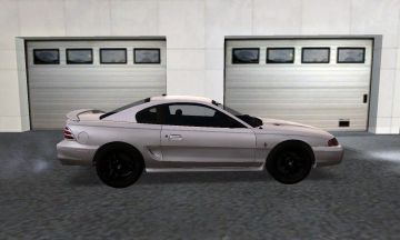 White Ford Mustang GT 1994