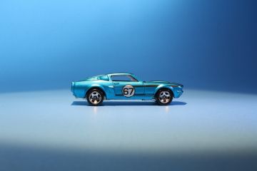 Blue Hot Wheels  67 Shelby GT500 Cool Classics