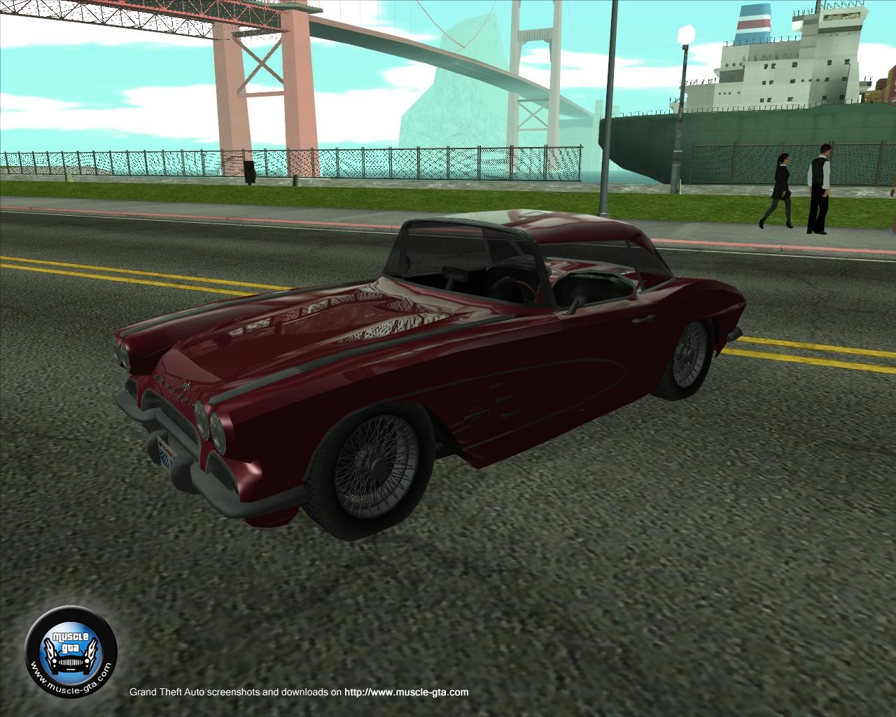 Screenshot of Chevrolet Corvette 1961 mod for GTA San Andreas