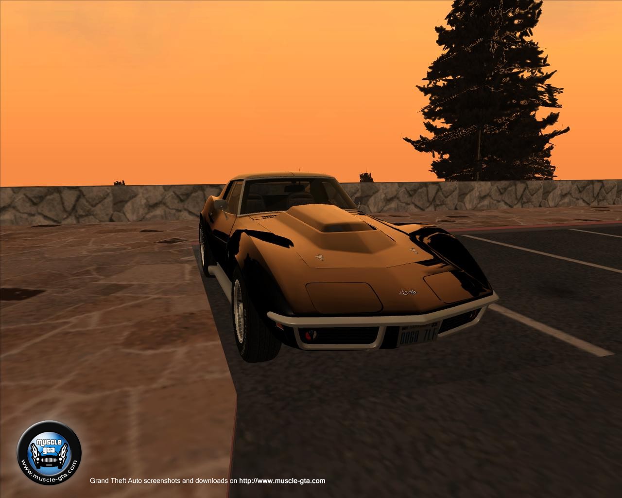 Screenshot of Chevrolet Corvette Stingray 1969 mod for GTA San Andreas