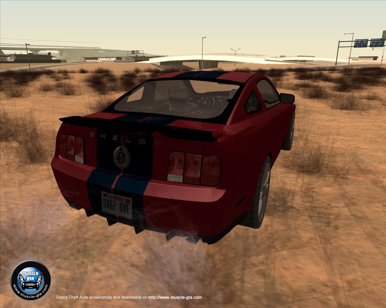 Screenshot of Ford Mustang Shelby GT500KR 2008 mod for GTA San Andreas