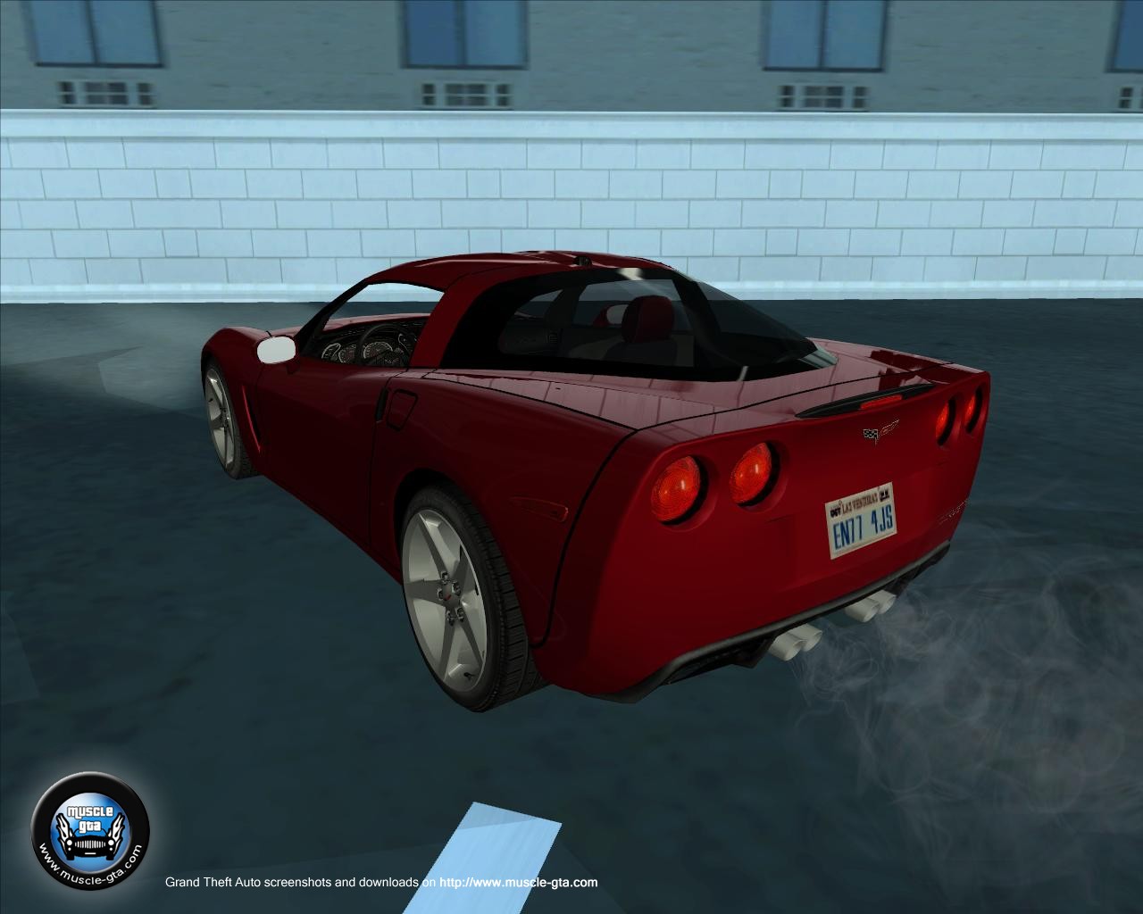 Screenshot of Chevrolet Corvette C6 2006 mod for GTA San Andreas