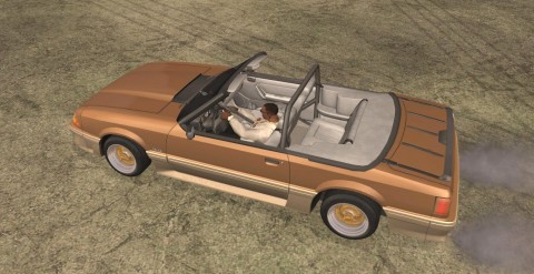 Screenshot of Ford Mustang GT 1987 Convertible mod for GTA San Andreas