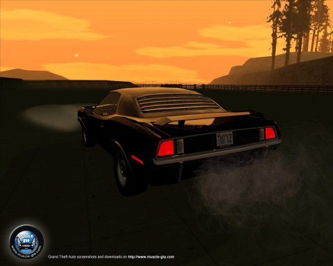 Screenshot of Plymouth Barracuda 1972 mod for GTA San Andreas