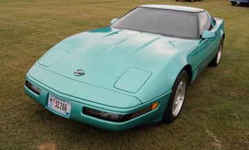 Chevrolet Corvette C4 turquoise