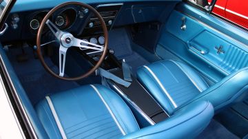 Chevrolet Camaro blue interior 1966-1969
