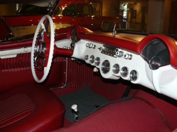 Chevrolet Corvette C1 1954 Red Interior
